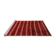 thumbnail image 2 of Ahgly Company Machine Washable Indoor Rectangle Abstract Orange Modern Area Rugs, 2' x 4', 2 of 4