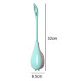 thumbnail image 2 of Juego de escobilla y soporte para inodoro, sistema de limpieza de inodoro para baño, escobilla de limpieza profunda montada en la pared, 2 of 5