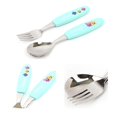 thumbnail image 4 of Baby Shark Family School Lunch Utensil Set : Spoon & Fork, 4 of 4