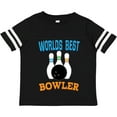 thumbnail image 3 of Inktastic Bowling Worlds Best Bowler Sports Boys or Girls Toddler T-Shirt, 3 of 5