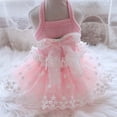 thumbnail image 4 of SPRING PARK Dog Princess Dresses Puppy Bow Knot Dress Pet Tulle Dresses Embroidery Pattern Mesh Puppy Dog Princess Summer Dresses for Small Medium Cat Puppy Dog, 4 of 7