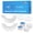 White, variant on UltraSoft GumGuard Full Arch Denture Mouthguard Set Upper and Lower 50 Percent Thinner Custom-Fit White
