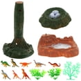 thumbnail image 3 of Miangastore 2 Sets of Small Dinosaur Models Simulated Dinosaur Forest Models Sand Table Landscaping Decors, 3 of 9