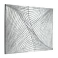 thumbnail image 5 of DecMode Silver Wood Carved Radial Geometric Wall Decor, 5 of 7