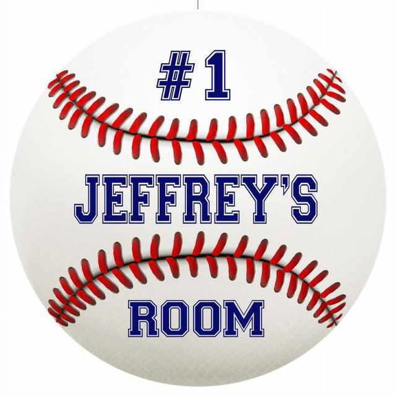 JEFFREY'S Bedroom 12" Round Metal Sign Boys Room Wall Décor Gift 200120030181