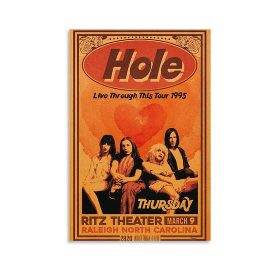 Live Through This by Hole Cover Poster Wall Art Painting (13) Poster Decorative Painting Canvas Wall Art Living Room Posters Bedroom Painting 12x18inch(30x45cm)