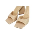 thumbnail image 5 of XY London Womens Maylin Quilted Sculptured Heel High Heels, 5 of 5