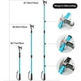 thumbnail image 7 of SAN LIKE Boat Hook,Telescopic Boat Hook Push Pole Aluminum &Lightweight with Floating Hand Grips for Docking Extend to 67inch, 7 of 7