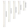 thumbnail image 2 of 10 piezas de accesorios para hacer joyas Yuxing 5 tamaños pulsera collar de hierro cadena de extensión oro plata, 2 of 2