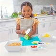 thumbnail image 3 of Kitchen Children's Knife Set Of Three Pieces Children's Cake Fruit And Vegetable Cutting Knife Set, Children's Cooking Knife, Firm Grip, Serrated Edge, BPA Free Children's Knife, 3 of 8