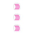 thumbnail image 1 of Vogacara Recambios para rizador de pestañas, almohadillas de repuesto flexibles, superficie lisa, compacta, reemplaza la tira adhesiva, rosa, Type1 NO1, 1 of 6