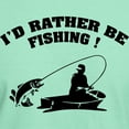 thumbnail image 3 of CafePress - I'd Rather Be Fishing ! Dark T Shirt - Men's Classic Graphic Cotton T-Shirt, 3 of 4