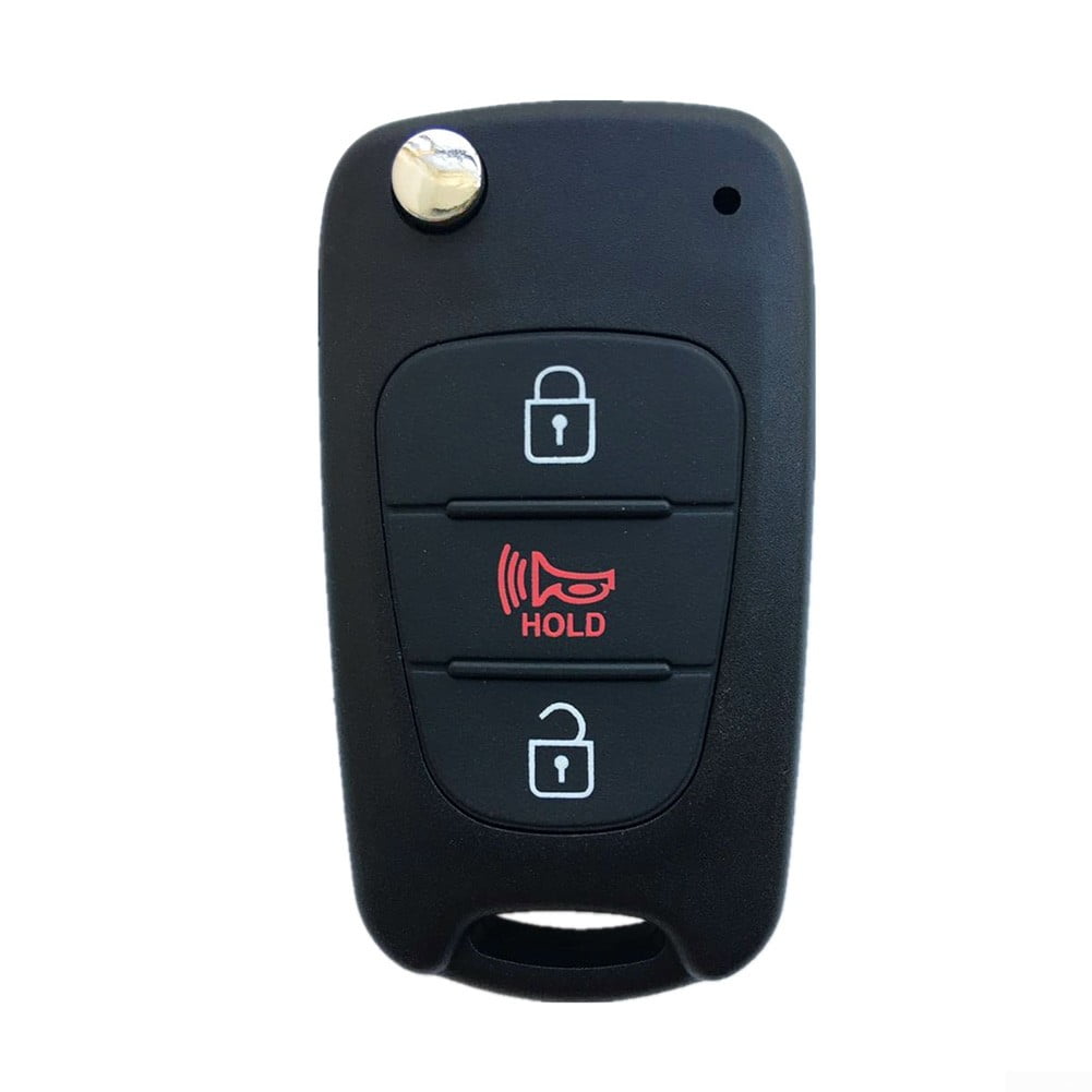 3 Buttons Flip Keyless Entry Remote Folding Key Fob Shell For Kia Sportage