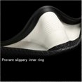 thumbnail image 5 of Car Steering Wheel Cover for Hyundai Santa Fe Sport 2013 2018,Soft Anti Slip,Black Beige, 5 of 5