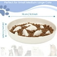 thumbnail image 6 of MSBC Regular Size Slow Feeding  Dolphin Melamine Food Bowl for Cats (1 Pack), 6 of 9