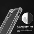 thumbnail image 3 of Xpm Case for Apple iPhone 13 Pro (6.1") Air Armor Transparent Hybrid Shock-Absorbing Corners Soft TPU + Hard Polycarbonate Frame Cover for iPhone 13 Pro - Clear, 3 of 7