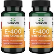 Swanson E-400 with Selenium 90 Sgels 2 Pack