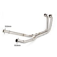 thumbnail image 4 of For Yamaha TDM 900 2002 to 2013 TDM900 Escape Slip-on Motorcycle Exhaust Muffler With Link Pipe, 4 of 5