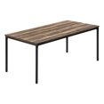 thumbnail image 4 of Monarch Specialties Table Set, 3pcs Set, Coffee, End, Black Metal, Brown Reclaimed Laminate, Contemporary, Modern, 4 of 9