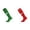 Red 1PCS & Green 1PCS, variant on XEGLSBU 2 Pack Socks for Men Crew Black Thin over The Knee Football Socks Long Tube Athletic Sports Crew for Male (One Size)