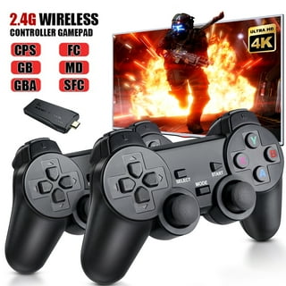 RUIWANZE Game Stick 4k - 10,000 Retro Games, Wireless Retro Game, 2.4g  Wireless Controller Gamepad 4K Game Stick, USB Game Stick 4K Hdmi Output  for TV 