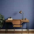 thumbnail image 3 of S4Sassy Peel & Stick Wall Covering, Geometric Print Removable Walls Wrap- Asian Style Walls Mural, Instant Wall Makeover for Bathroom, Closet Interior Self-Adhesive Wallpaper Vinyl- Purple, 25"x120", 3 of 9