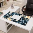 thumbnail image 3 of Long Mouse Pads for Desk,Pioneer Flower Floral Print Pattern Desk Mats on Top Of Desks, Desk Mouse Pad Extra Large with 3mm Non-Slip Base and Stitched Edge for Gaming,Office,Work,Home 31.5"x15.7", 3 of 6