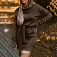 thumbnail image 1 of RKSTN Robes pour Femmes Couleur Contrastante Robe Longue Slim Tempérament avec Feuille d'Or Robe Musulmane Robe Ample, 1 of 5