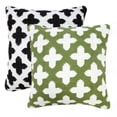 thumbnail image 4 of Ox Bay Woven Geometric Throw Pillow, Green and White, 20 in. Square, Count Per Pack 1, 4 of 12