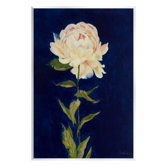 Stupell Industries Bold Rose Bloom Painting Painting Unframed Art Print Wall Art, Design by Liz Jardine