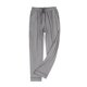 thumbnail image 1 of Pantalones de pijama largos para hombre, ropa de dormir informal para el hogar, pantalones finos y sueltos, pantalones de pijama de color liso, pantalones para hombre, 1 of 2