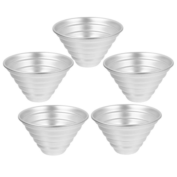 SOPOTUTU 5-Piece Nonstick Multi-Function Cake Pan Set for Home Baking, Cooking, and Easy Cleanup