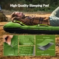 thumbnail image 4 of Sleeping Pad for Camping, 6" Extra-Thick Reinforced Camping Sleeping Pad with Pillows & Built-in Foot Pump, Ultralight Self Inflating Air Mattress Mat for Tent Hiking Essentials Gear, 4 of 7