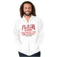 thumbnail image 5 of Flash Gordon Logo Vintage Comic Hero Unisex Plus Size Zip Hoodie Brisco Brands 2X, 5 of 6