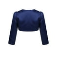 thumbnail image 2 of iEFiEL Kids Girls Long Sleeves Bolero Shrug 3D Flower Decation Shrug for Wedding Party, 2 of 6