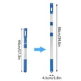 Swimming Pool Mesh Net Telescopic Extension Pole 35 Inches Pool Cleaner Tool Three Telescopic
