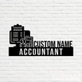 thumbnail image 4 of Handmadetneonsign Accoutant Metal Nameplate, Accoutant Desk Nameplate, Accoutant Desk Name Plate Decor, 4 of 5