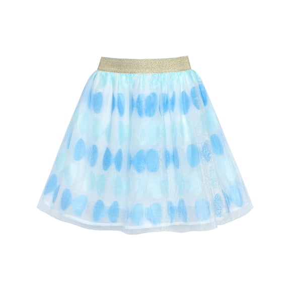 Girls Skirt Blue Bow Tie Sparkling Tutu Dancing Dress 4-5 Years