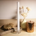 Better Homes & Gardens Unscented Taper Candles, White, 2-Pack, 11 Inches Height