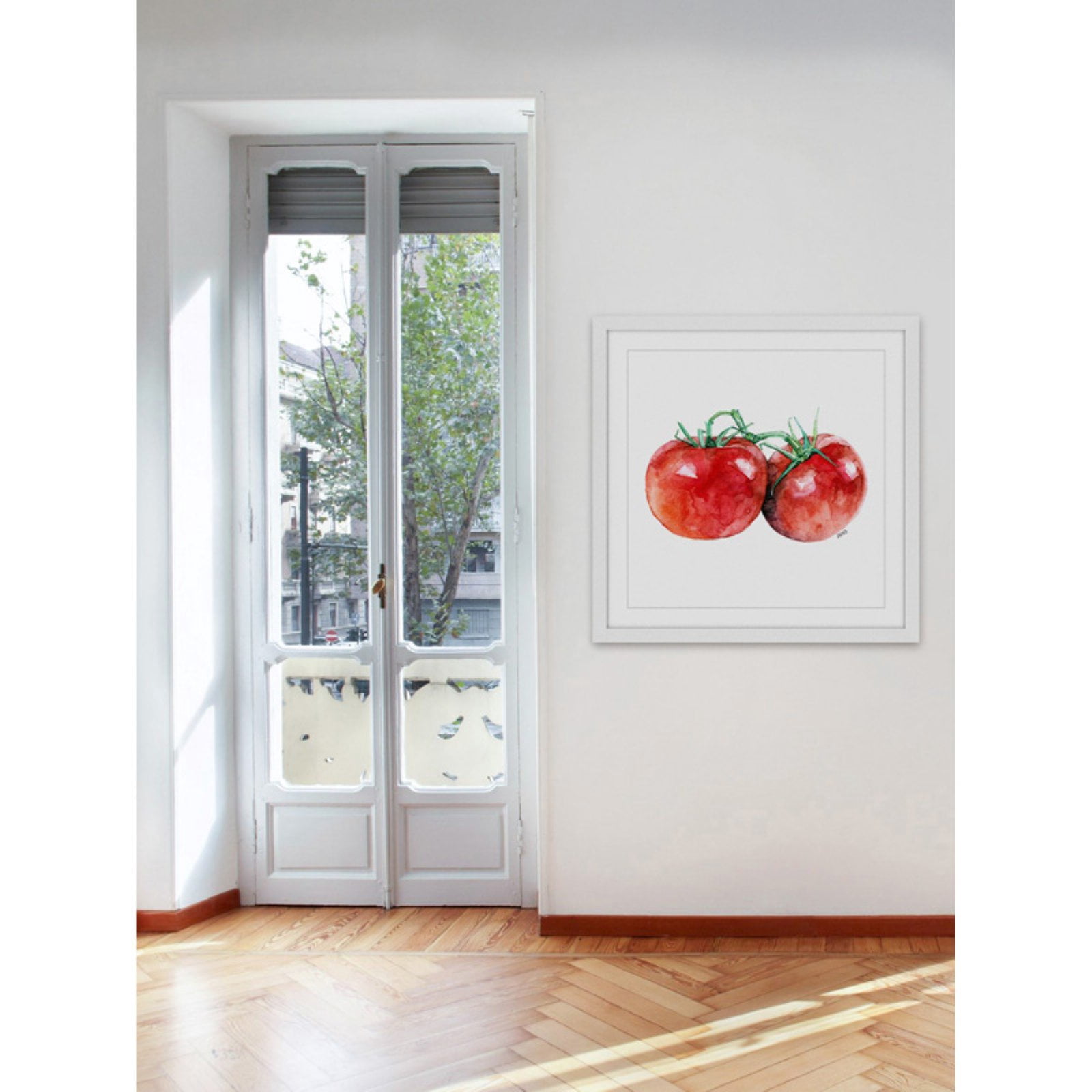 Marmont Hill "Tomatoes" by Rachel Byler Framed Painting Print
