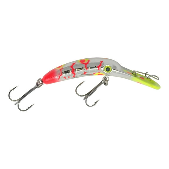 Yakima Bait Worden's Mag Lip 4" Fishing Lure, Fire Starter, 0.47 Oz., 9591 DCRRT