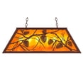 thumbnail image 6 of Meyda Tiffany 234363 6 Light 33" Wide Billiard Linear Pendant - Rust, 6 of 7
