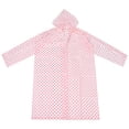thumbnail image 1 of Miangastore Imperméable Transparent Poncho à Capuche Unisexe Portable Clair pour Hommes Femmes (Rouge), 1 of 8