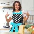 thumbnail image 4 of Delantal de cocina para mujer con bolsillo, delantal de cocina para mujer, bonito delantal, aproximadamente 62*72 cm, 4 of 5