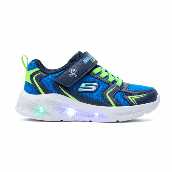 Skechers Boys Crater-Light Up Velcro Strap Sneakers