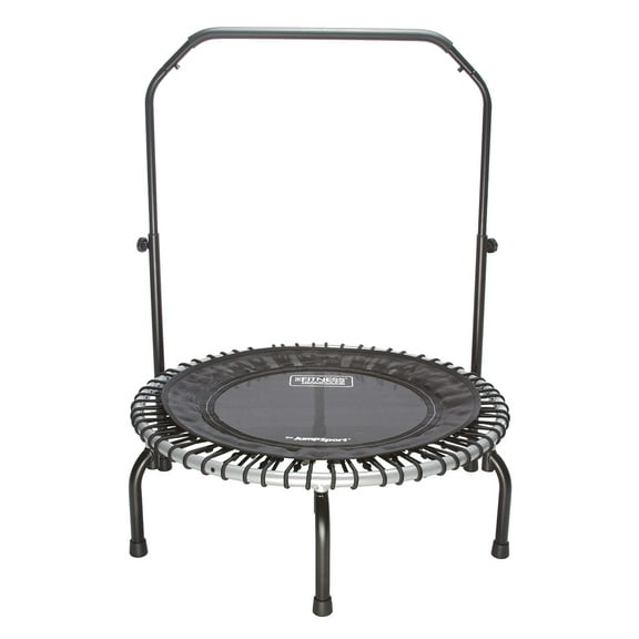 JumpSport 350i 39" Fitness Trampoline & Handle Bar w/ 30 Adjustable Bungees