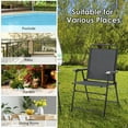 thumbnail image 6 of Costway 4PCS Outdoor Patio Folding Chair W/Armrest Portable Camping Lawn Garden, 6 of 10