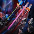 thumbnail image 2 of HI-REEKE Anime Demon Sword Building Set Slayer Kyojuro Rengoku Katana Kit Plastic Toy Multicolor, 2 of 6
