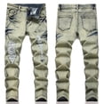 thumbnail image 2 of oqasdz Boys Jeans High Street Fashion Long Denim Pants for Kids Stretch Trousers Spring Fall Durable Fit Casual Outdoor, 2 of 6