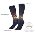 thumbnail image 4 of Naloa Red And Blue Fire Dragon C Thigh High Socks Extra Long Stretchy Sock Women Over Knee High Opaque Stocking Daily Wear, 4 of 6